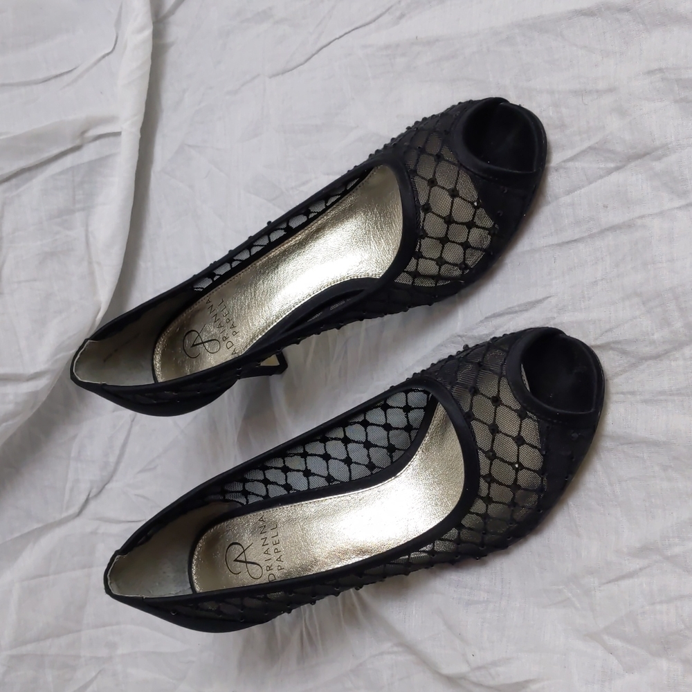 Elegant black dress shoes
